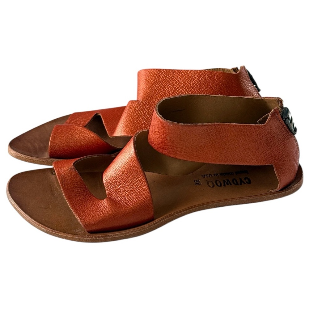 CYDWOQ Rock Sandal Metallic Burnt Orange Size 38 US 8 NEVER WORN - Picture 2 of 7